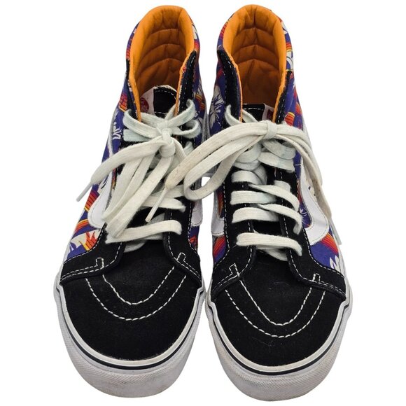 Vans Shoes - Vans Sk8-Hi Tropical Print Black Suede High Top Sneakers Men’s 7‎ / Women’s 8.5